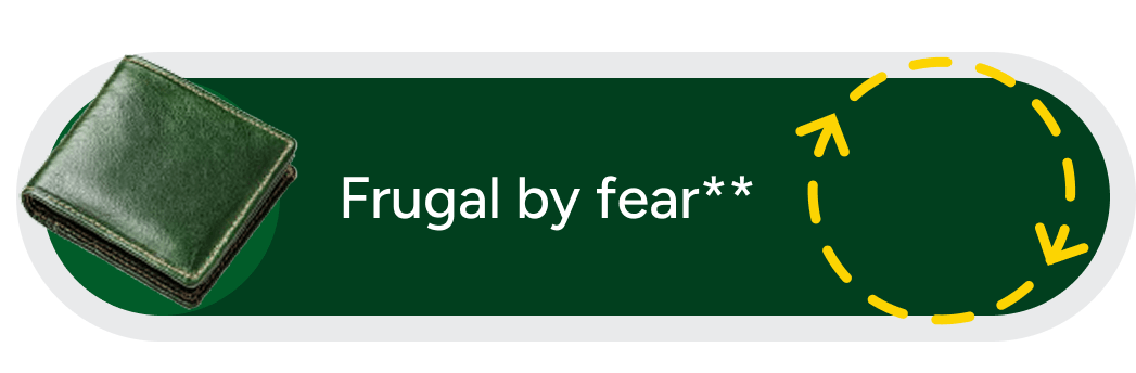 Frugal by fear